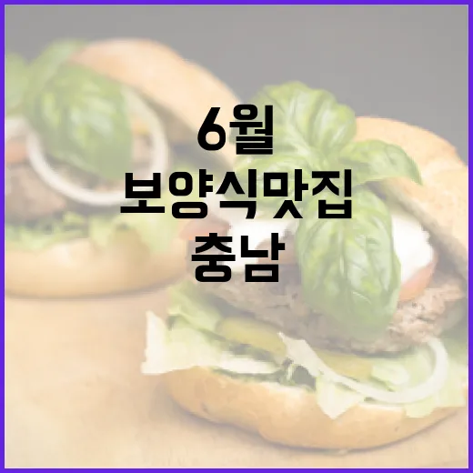 6월 충남 보양식 맛집 7선