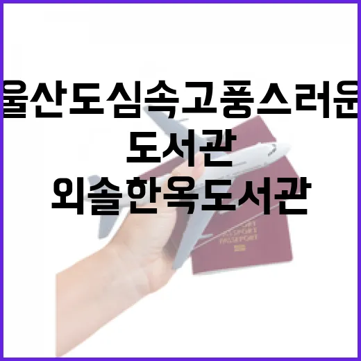 울산 도심 속 고풍스러운 외솔 한옥 도서관