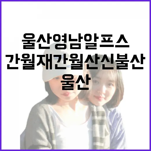울산 영남알프스 간월재 간월산 신불산 등산기