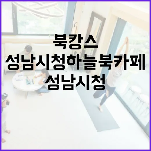 성남시청 하늘북카페에서 즐기는 시원한 북캉스