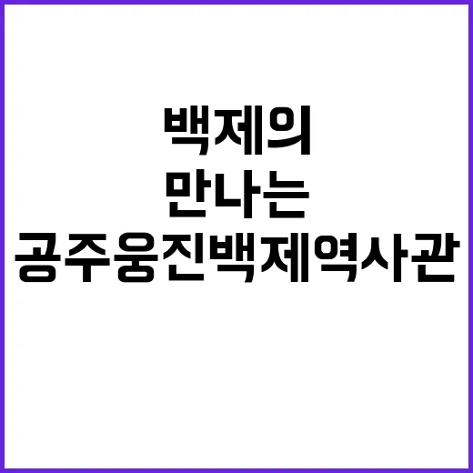 공주 웅진백제역사관…