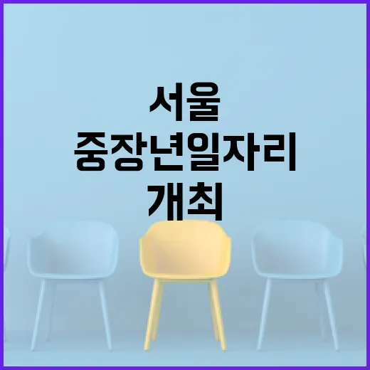 서울 DDP서 중장년 일자리 대박람회 개최