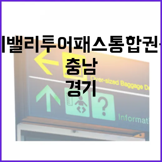 충남·경기 베이밸리 투어패스 통합권 출시