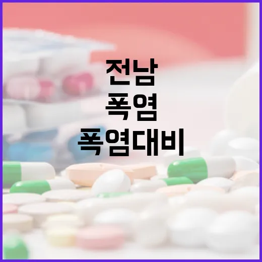 전남 폭염 대비, 건강과 생계 지키기