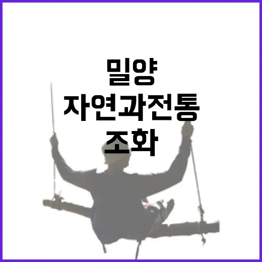 밀양 표충사, 자연과 전통의 조화