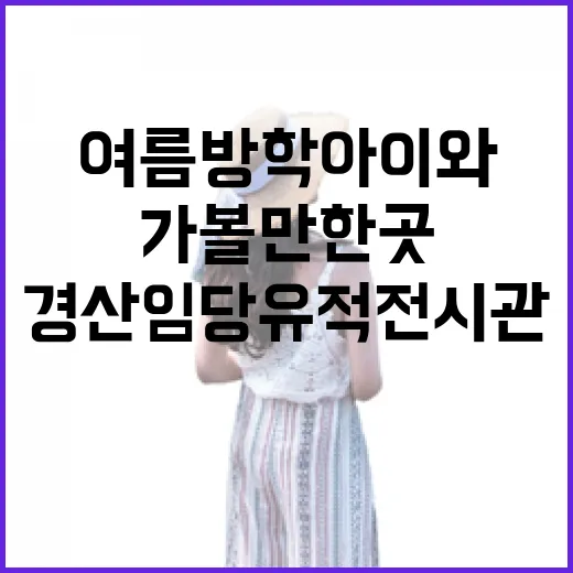 경산 임당유적전시관, 여름방학 아이와 함께 가볼 만한 곳