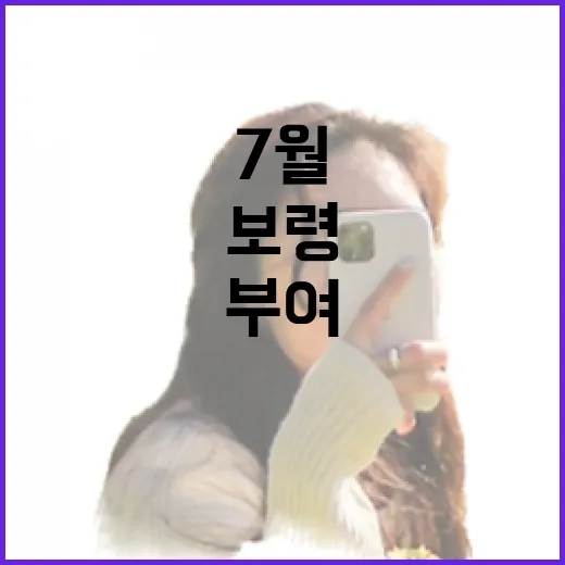 7월, 보령과 부여로 떠나는 충남 여행