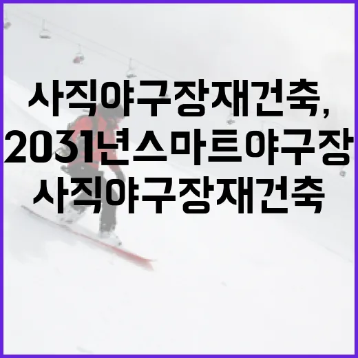 사직야구장 재건축, 2031년 스마트 야구장 개장