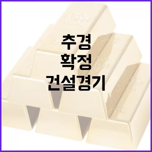 건설경기 회복과 서민 주거안정 위한 1조 9000억 추경 확정