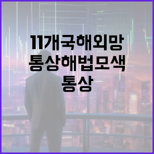 11개국 해외망 활용 통상 해법 모색