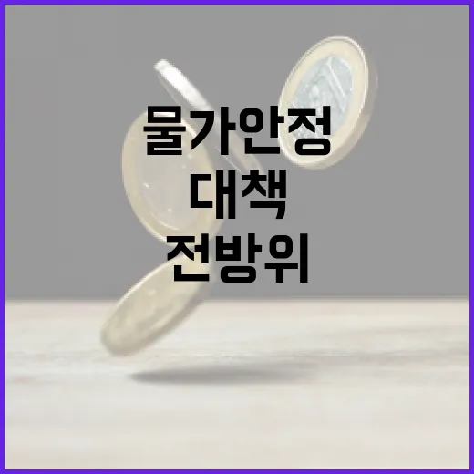 물가 안정 위한 전방위 대책 가동