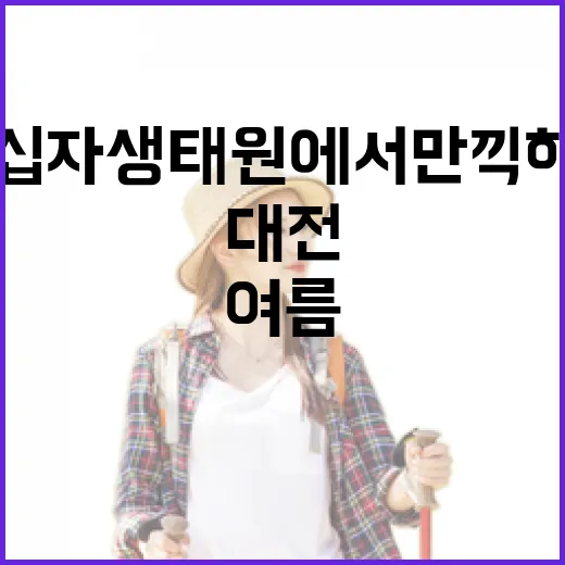 대전 노루벌 적십자 생태원에서 만끽하는 여름의 정취