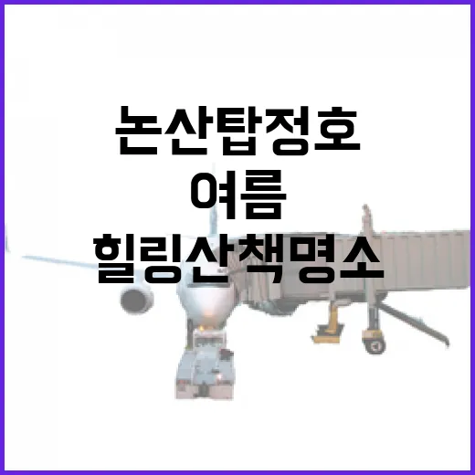 논산 탑정호, 여름 힐링 산책 명소