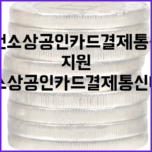대전 소상공인 카드결제 통신비 지원 시작