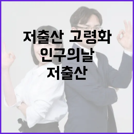아이들과 함께한 인구의 날, 저출산·고령화 인식 확산