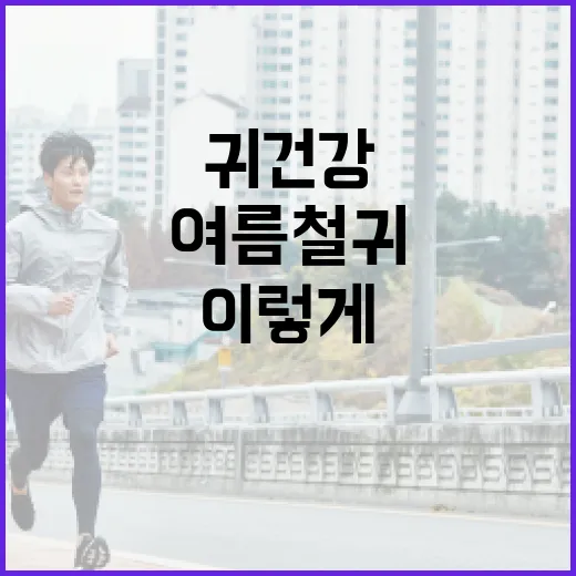 여름철 귀 건강, 이렇게 지키자