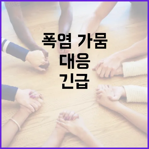폭염·가뭄 긴급 대응, 정부 350억 지원