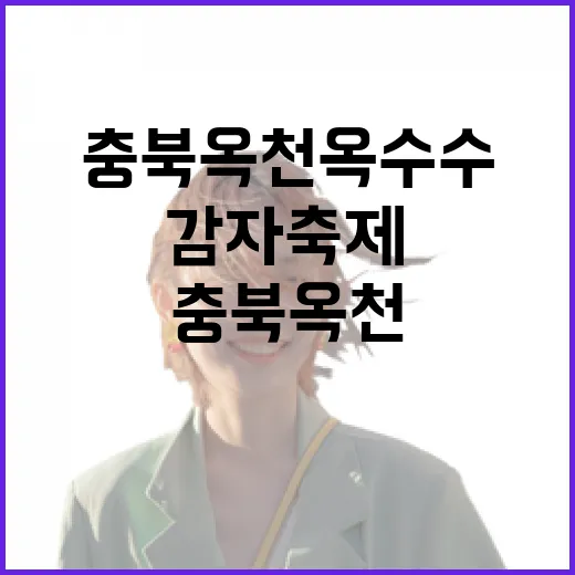 충북 옥천 옥수수 감자 축제 현장