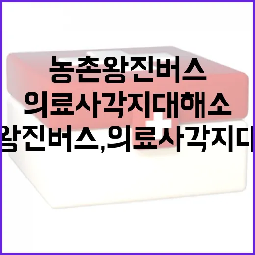 경기도 농촌 왕진버스, 의료 사각지대 해소