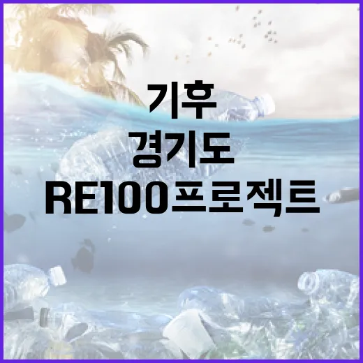 경기도, 기후경제 시대 선도하는 RE100 프로젝트