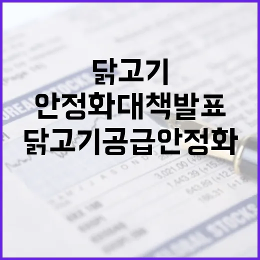 수박·닭고기 공급 안정화 대책 발표