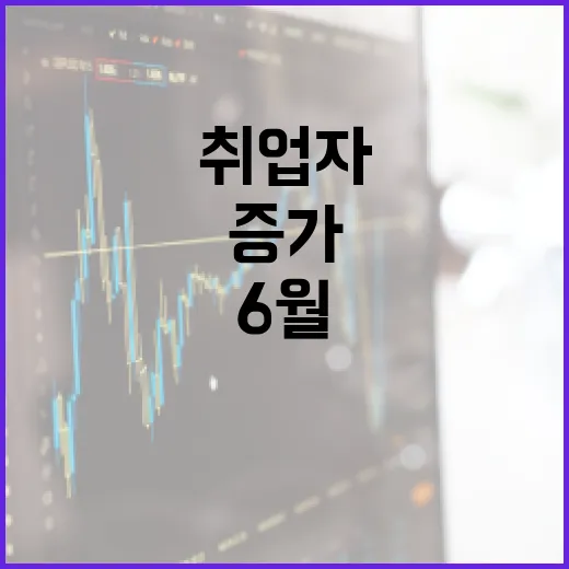 6월 취업자 18만명 증가, 고용률 역대 최고