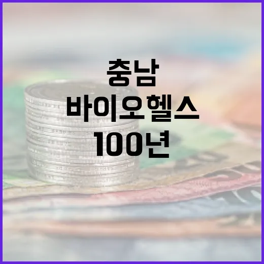 충남, 바이오 헬스 100년 먹거리로 육성