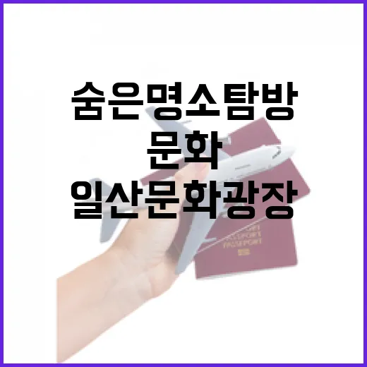일산문화광장 숨은 명소 탐방