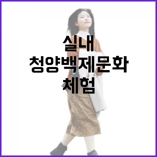 청양 백제문화 실내체험 명소