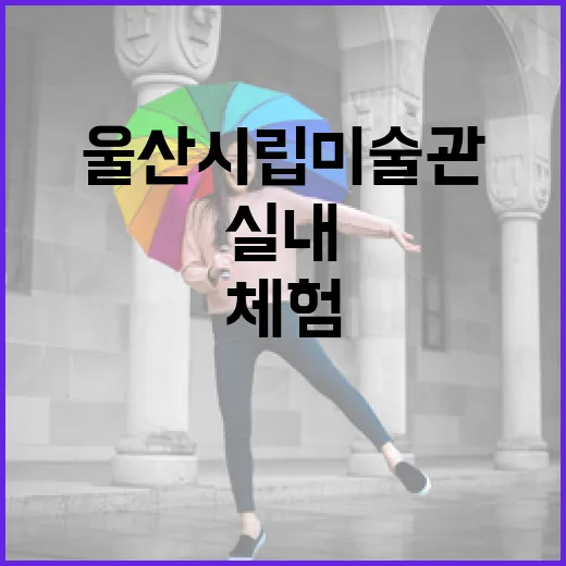 울산시립미술관에서 만나는 여름 실내 문화체험
