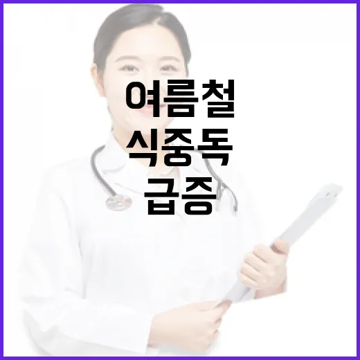 여름철 살모넬라 식중독 급증, 예방과 관리법 집중