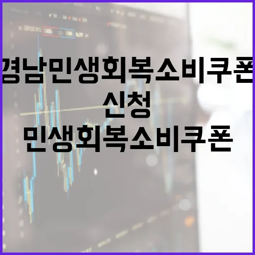 경남 민생회복 소비쿠폰, 이렇게 신청하세요