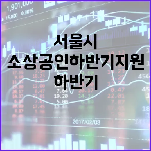 서울시, 소상공인 하반기 지원 총력전