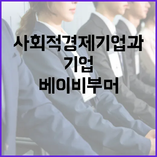 베이비부머, 사회적경제기업과 새 출발