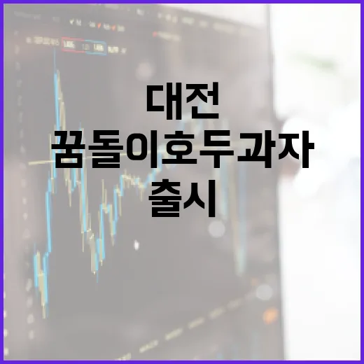 대전 꿈돌이 호두과자 출시, 청년 자활 일자리 모델 주목