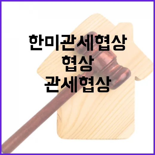 한미 관세협상 보도 신중 요청