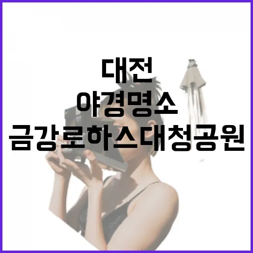 대전 금강로하스대청공원 야경 명소