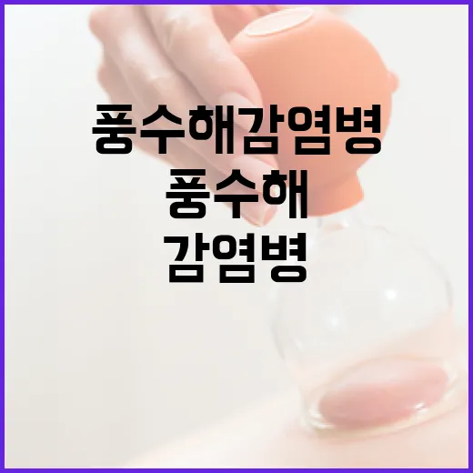 풍수해 감염병 철저 예방법