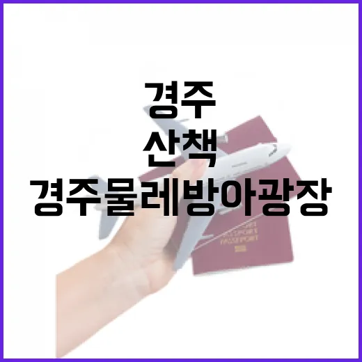 경주 물레방아광장 산책 명소