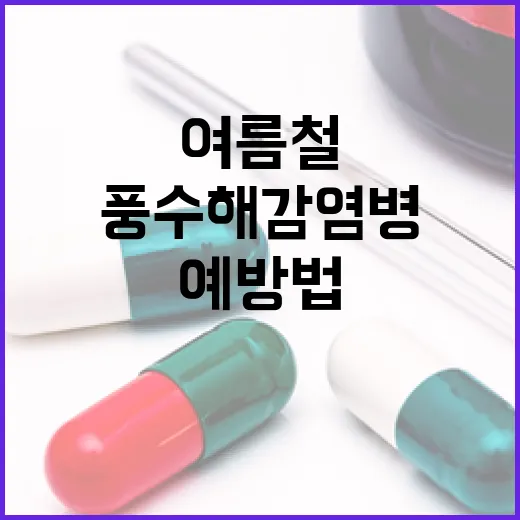 여름철 풍수해 감염병 철저 예방법