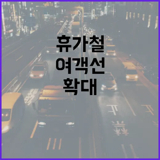 휴가철 섬 여행, 연안여객선 운항 대폭 확대