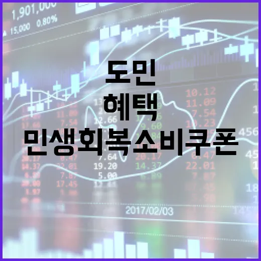 민생회복 소비쿠폰, 도민 혜택 극대화 방안