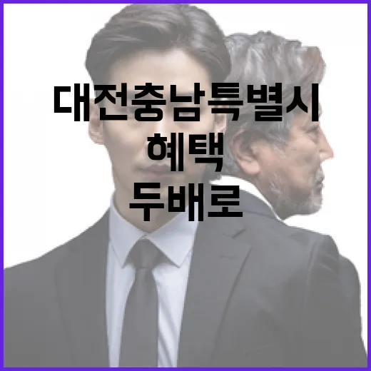 대전충남특별시 행정통합, 혜택 두 배로
