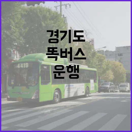 경기도 똑버스, 내 지역 운행 확인법