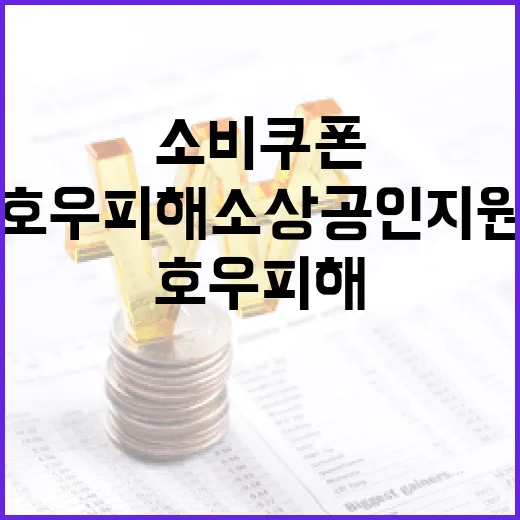 소비쿠폰·호우피해 소상공인 지원 총력전