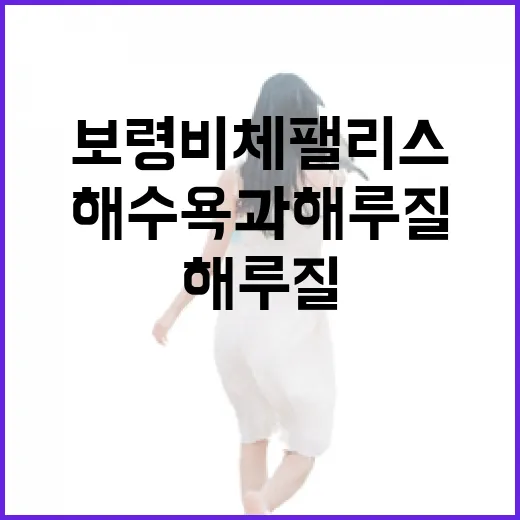 보령 비체팰리스, 해수욕과 해루질 최적 숙소