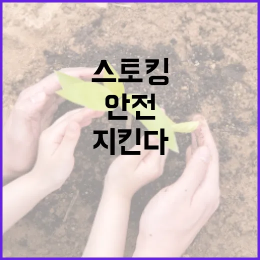 스토킹 피해, 실시간 알림으로 안전 지킨다