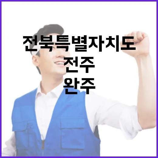 완주·전주 통합, 전북 특별자치도 미래 설계