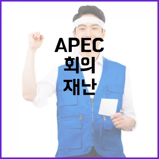 APEC 재난회의 인천서 개최, 아태 재난협력 강화