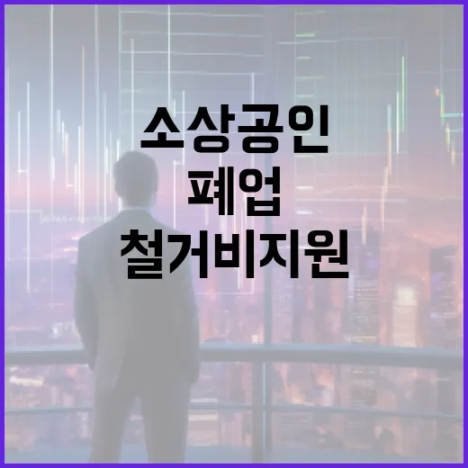 폐업 소상공인 철거비 지원 확대